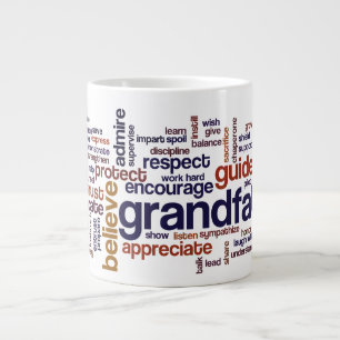 Opa Word Cloud Jumbo Beker