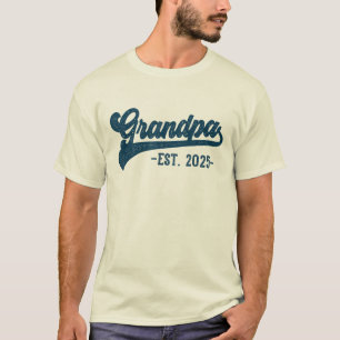 Opa wordt 2025, Opa worden, Nieuwe Opa 2025 T-shirt
