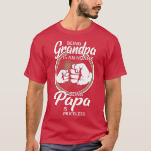 Opa zijn is een eerbetoon dat Papa geen prijs heef T-shirt