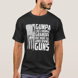 Opa zoals een normale opa maar leuker en bezit t-shirt