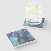 Opaal Stenen Onderzetter (Zijkant)