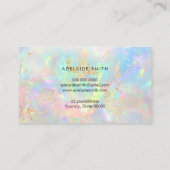 opaalstenen achtergrond visitekaartje (Achterkant)