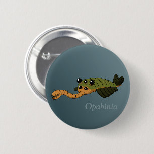 Opabinia - Prehistorisch dier Ronde Button 5,7 Cm