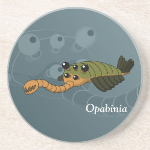 Opabinia - Prehistorisch dier Zandsteen Onderzetter