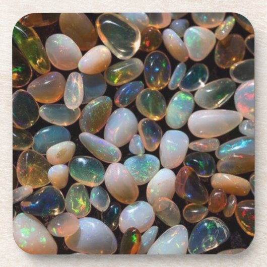 "Opal01" / Dessous de verre en plastique rigide (Devant)