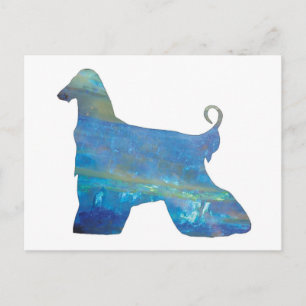 Opal Afghan Hound Briefkaart