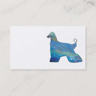 Opal Afghan Hound Visitekaartjes