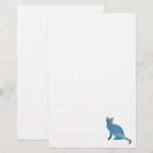 Opal Cat Briefpapier (Voorkant / Achterkant)