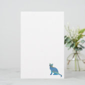 Opal Cat Briefpapier (Staand voorkant)
