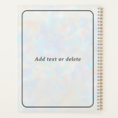 Opal Crystal Ball Psychisch Medium Planner (Achterkant)
