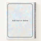 Opal Crystal Ball Psychische Medium Tarot Reader Notitieboek (Achterkant)