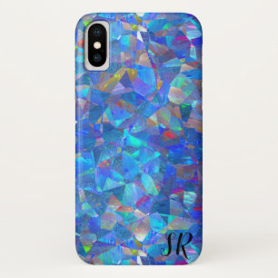 Opal Crystal gepersonaliseerd iPhone X Hoesje