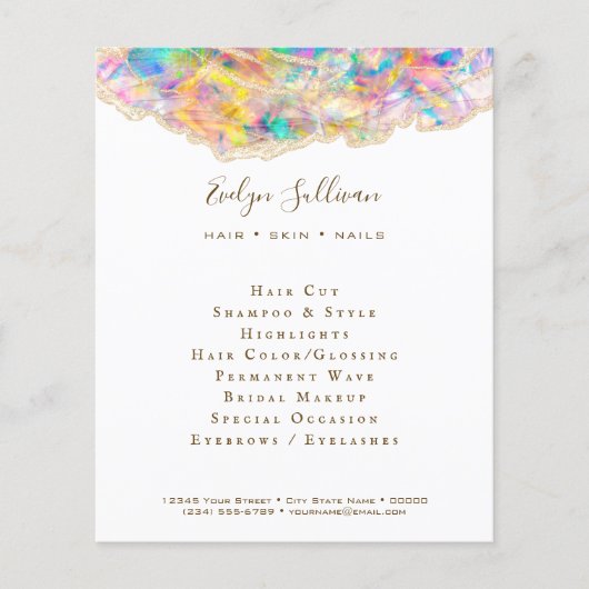 opal design flyer (Voorkant)