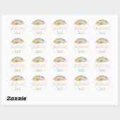 Opal design merci autocollant (Feuille)