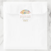 Opal design merci autocollant (Sac)