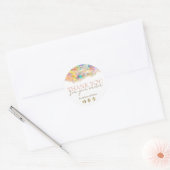 Opal design merci autocollant (Enveloppe)
