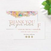 Opal design merci carte de réduction (Bureau)