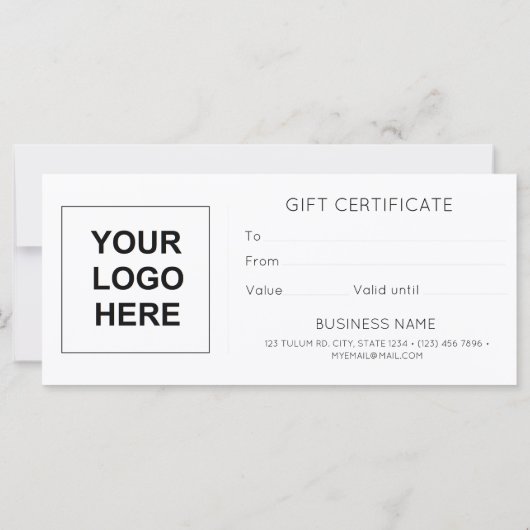 Opal élégant carte de visite moderne certificat ca (Dos)