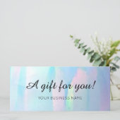 Opal élégant carte de visite moderne certificat ca (Debout devant)