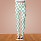 Opal en Honeydew Checkerboard Leggings