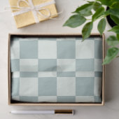 Opal en Honeydew Checkerboard Tissuepapier (Geschenk)