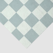Opal en Honeydew Checkerboard Tissuepapier (Detail)