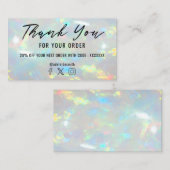 Opal Foto Dank u visitekaartje (Voorkant / Achterkant)