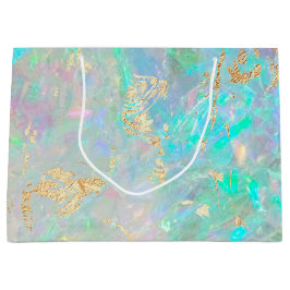 Opal geïnspireerde achtergrond groot cadeauzakje