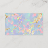 opal gem background dankjewel visitekaartje (Achterkant)