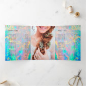 Opal-gemstone brochure Tri-Fold-uitnodiging Drieluik Uitnodiging (Binnen)
