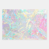 opal gemstone geïnspireerd inpakpapier vel (Voorkant 3)