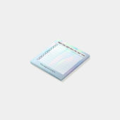 Opal Gemstone To do list Post-it Notes (Incliné)