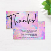 Opal Gold-klant - coupon code invoegen Visitekaartje (Bureau)