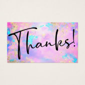 Opal Gold-klant - coupon code invoegen Visitekaartje (Voorkant)