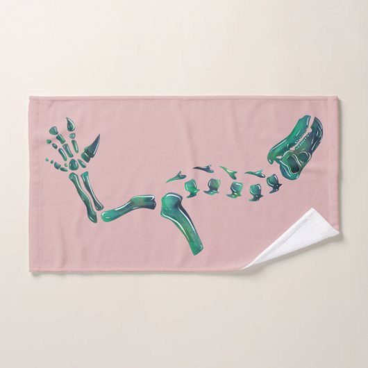 Opal Iguanodon Dinosaur (Serviette à main)