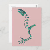 Opal Iguanodon Dinosaur Briefkaart (Voorkant / Achterkant)