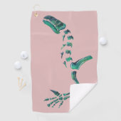 Opal Iguanodon Dinosaur Golfhanddoek (Insitu)