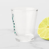 Opal Iguanodon Dinosaur Shot Glas (Rechts)