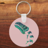 Opal Iguanodon Dinosaur Sleutelhanger (Voorkant)