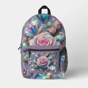 Opal Iridescent Rose School Rugzak