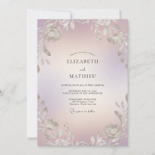 Opal Loof Eucalyptus Bruiloft Kaart