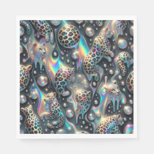 Opal Luipaardprint Luxe Servetten