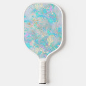 opal minerale faux glitter pickleball paddle (Achterkant)