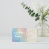 Opal pastel lightworker yoga Cartes de visite (Debout devant)