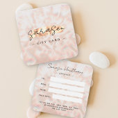 Opal Pierre Arrière - plan Certificat cadeau Rose 