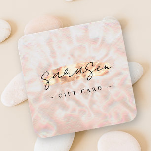 Opal Pierre Arrière - plan Certificat cadeau Rose