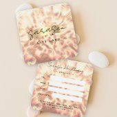 Opal Pierre Arrière - plan Certificat cadeau Rose