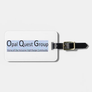 Opal Quest Group Luggage Tag Bagagelabel