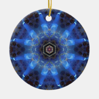 Opal Star Mandala Ornament