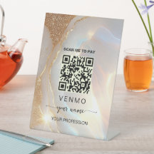 Opal steen goud venmo betaalcode QR-code
